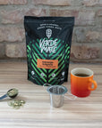 Yerba Maté Starter Kit - Verde Maté ORANGE (500g) & Stainless Steel Infuser